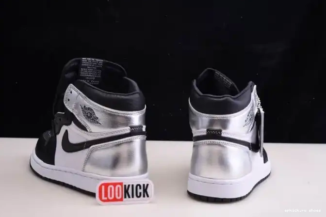 Rep HIGH TOE 1 AIR CD0461-001 OG JORDAN WMNS SILVER 0603